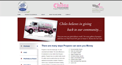 Desktop Screenshot of chilespropane.com